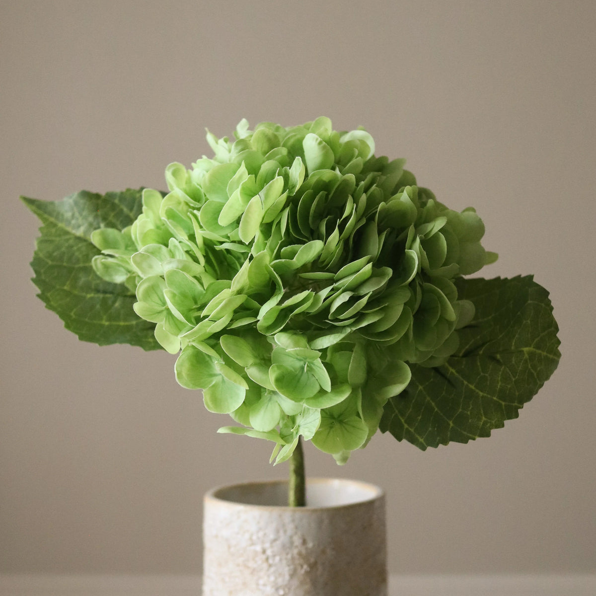 Kunstig hortensia – Grønn 49 cm