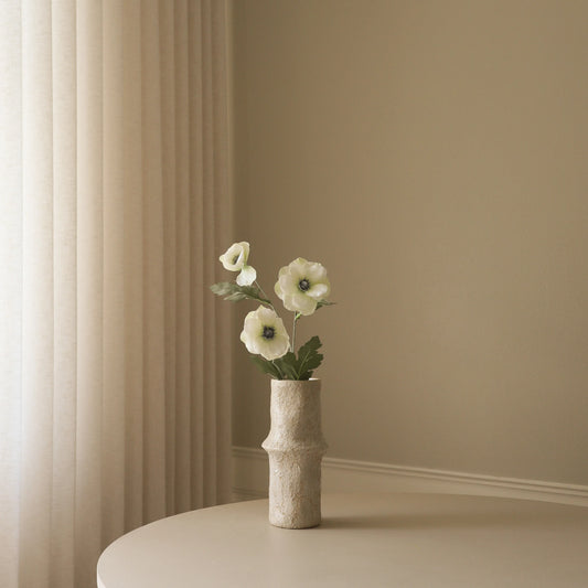 Kunstig anemone – Hvit 70 cm