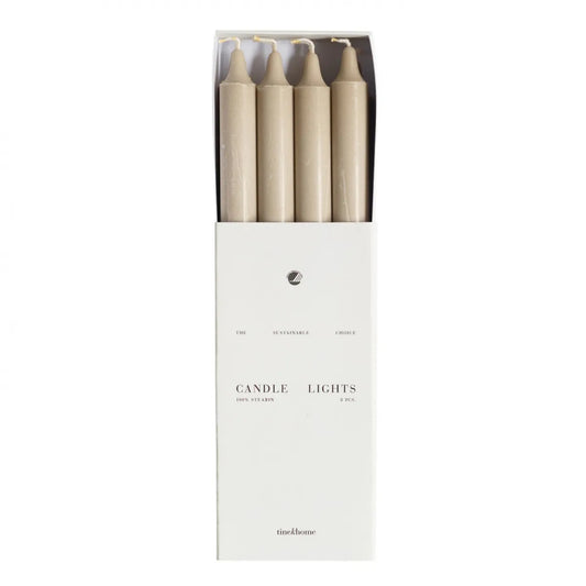 Candle Lights Sand 8pk